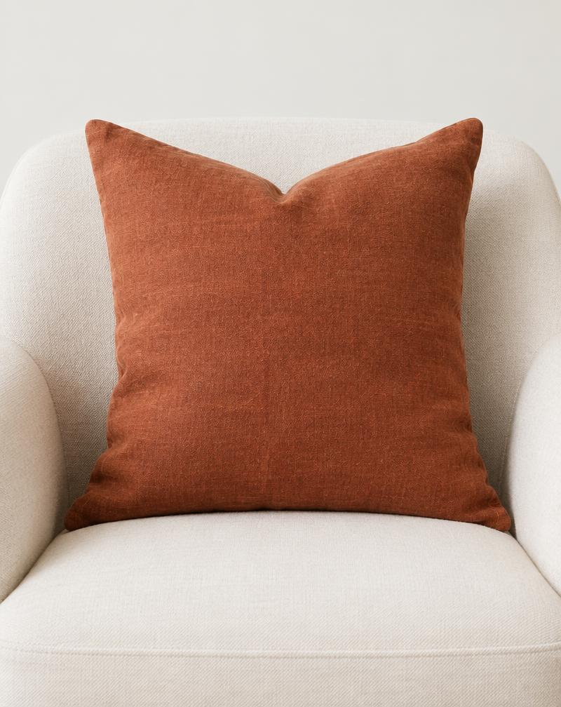Ochre Tufted Cushion